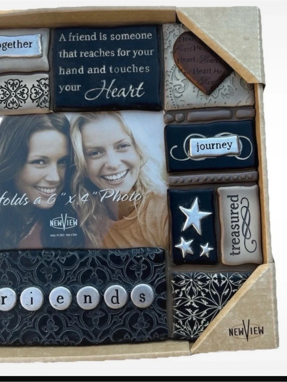Mosaic Memories Friends Decorative Photo Frame 6x4 NWT